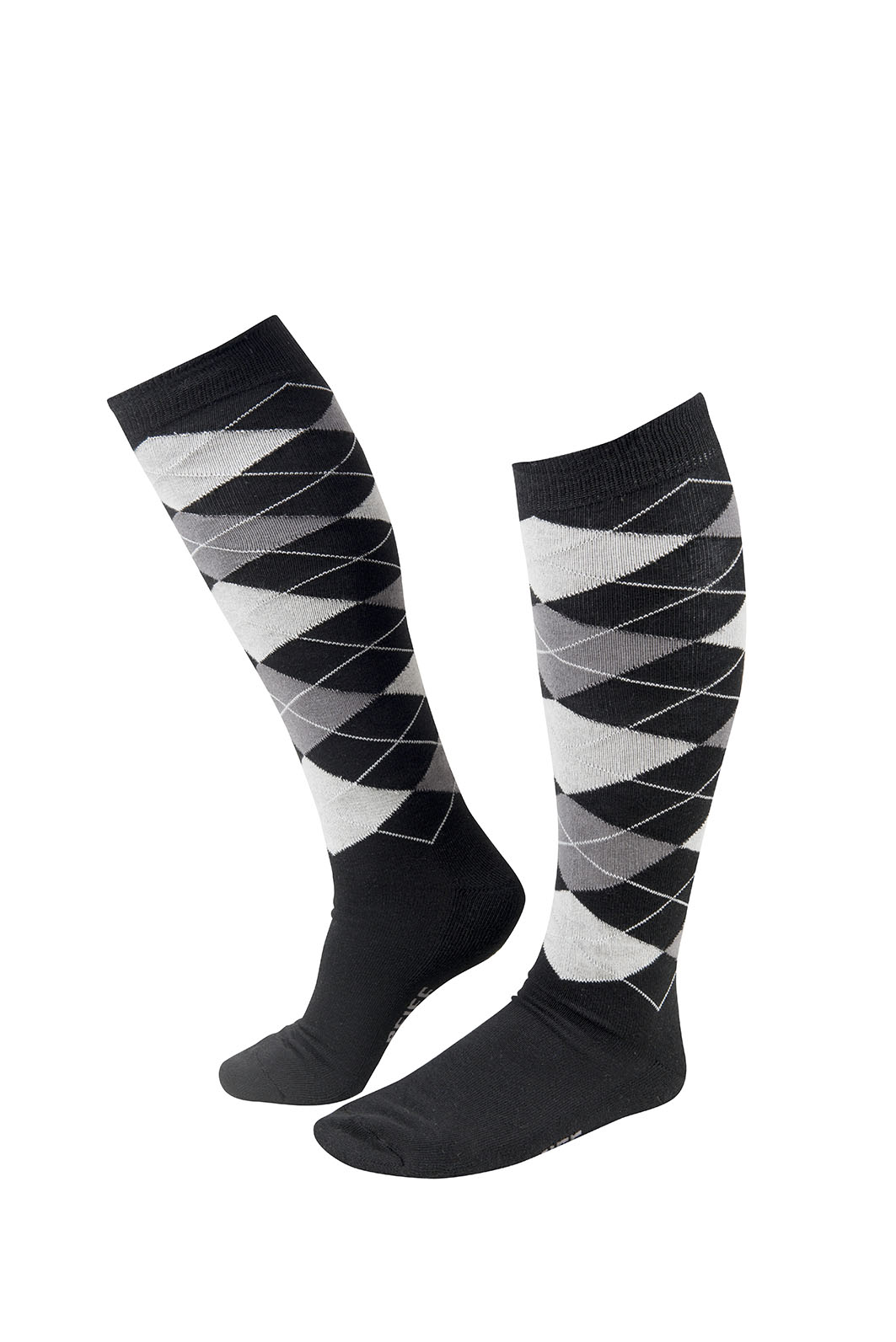 Classic Argyle Performance Riding Socks – Professional Cotton-Blend Knee-Highs with Targeted Cushioning and Reinforced High-Impact Zones